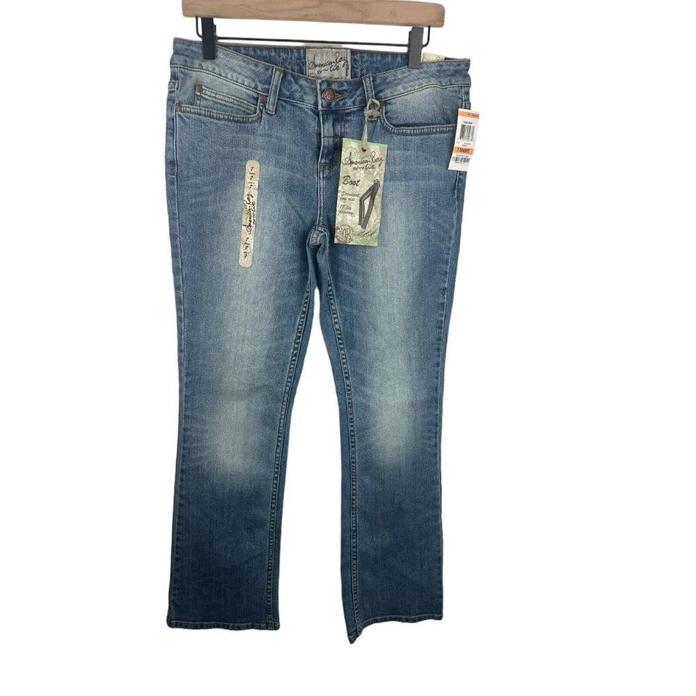 American Rag Juniors Boot Cut Distressed‎ Jeans sz 7 Short NWT